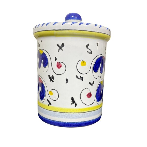 Romana Sambuca Italian Ceramic Jar With Lid - Picture 8 of 10
